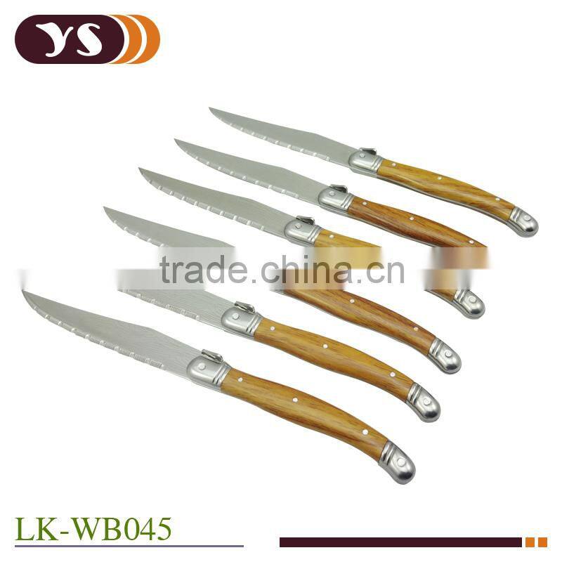 6pcs cheap steak knife set