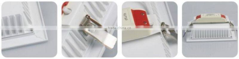 Factory price square led downlight silver 30w 18w 12w 8" 6" 4"