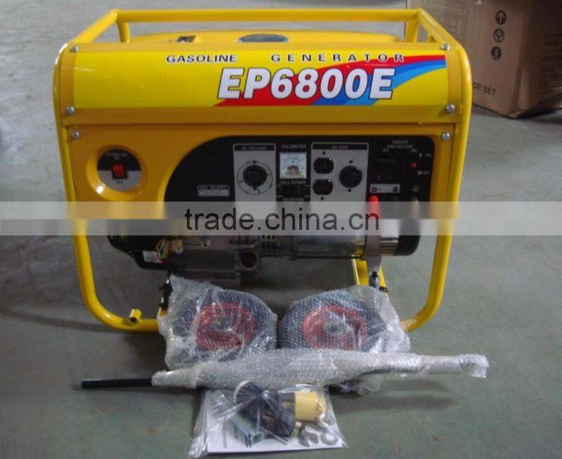 Portable Single/Three phase Welding Generator, Gasoline Generator & Welder 5kVA 6kVA, Gasoline Welder f