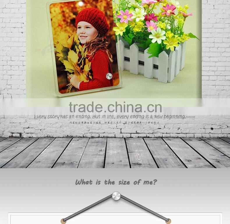 Sunmeta beautiful blank sublimation coated 180*130*10 heat press glass photo frame