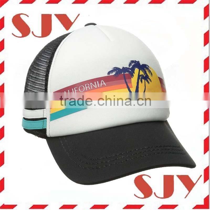 Custom Wholesale Printed Trucker Mesh Cap