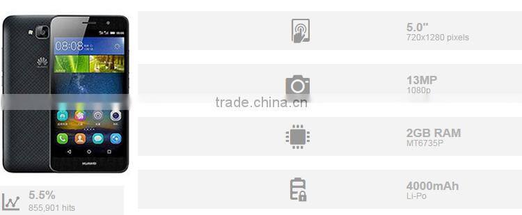 5.0 inch Quad-Core 720 x 1280P Android 5.1 4G LTE Huawei smart phone manufactures