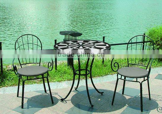 supply outdoor garden mosaic furniture dining table and chair