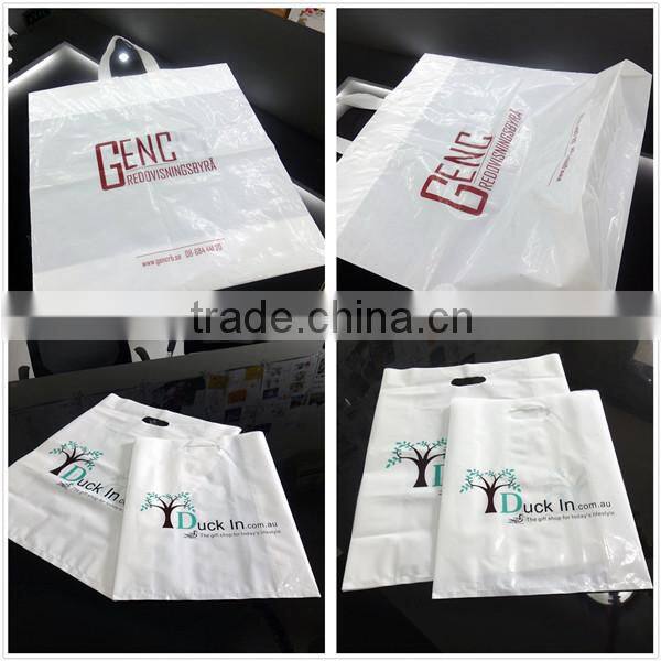 China supplier customized die cut plastic package bag