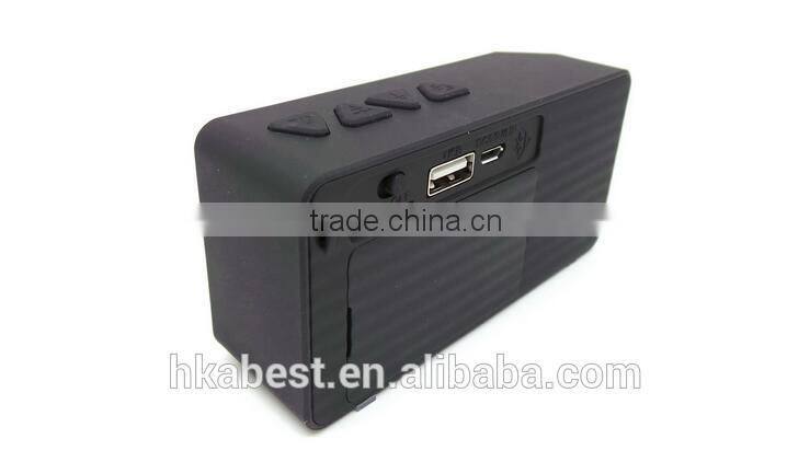 AI6507606 Bluetooth Speaker with Handsfree Mp3 Wireless Subwoofer Support TF Card/ USB/ Aux/ FM Radio 2015