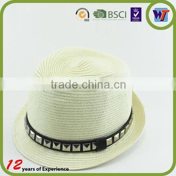 Fedora Trilby Cap Cowboy Summer Beach Sun Straw Hats