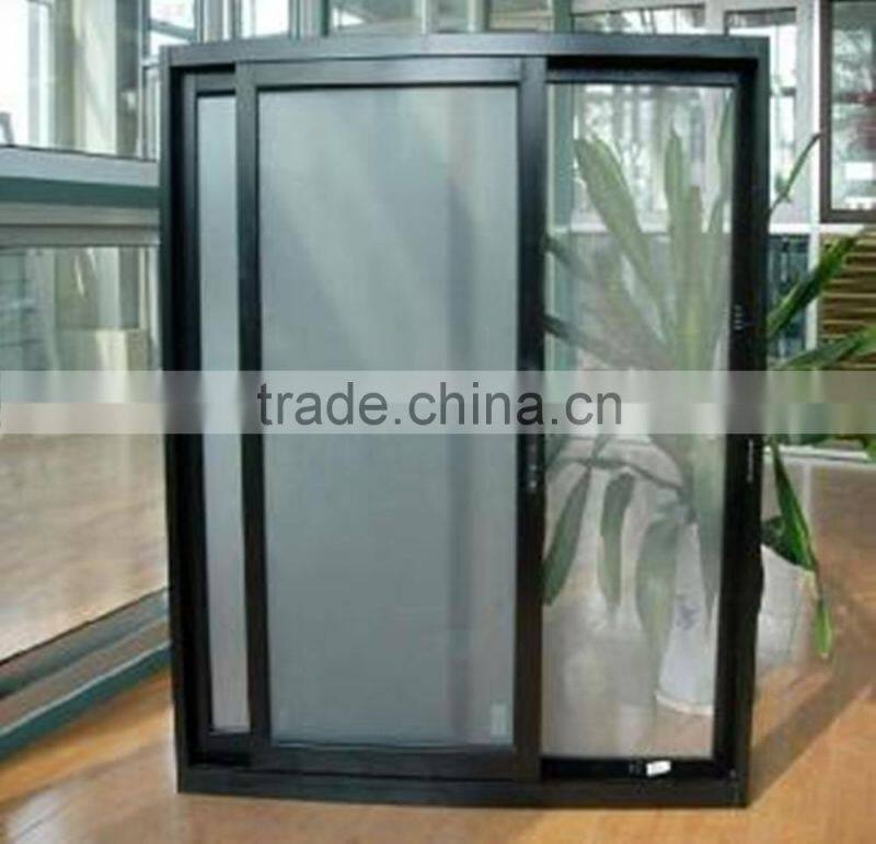 Horizontal Slider aluminium windows open with the sash sliding left or right