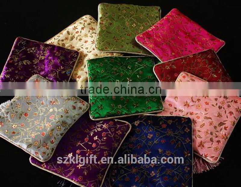 Professional chinese silk coin purse with CE certificate