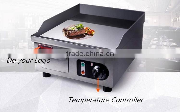 Stainless steel table top Electric barbecue Griddle(CE certificate)(ZA-360V)