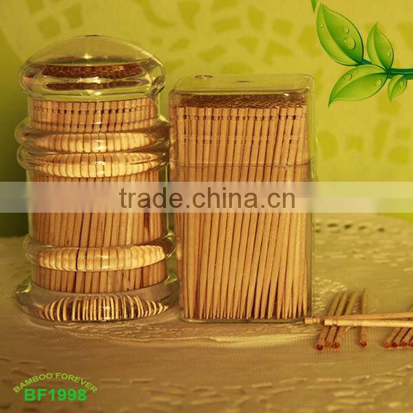 300pcs per tower jar Bamboo Toothpick