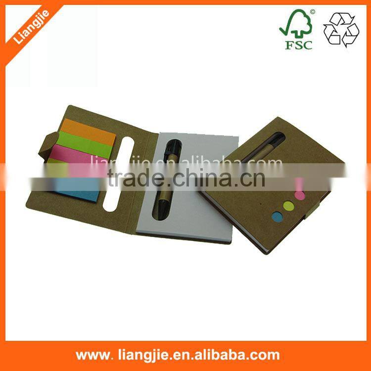 Realistic new design lovly leaf shaped sticky notes pad