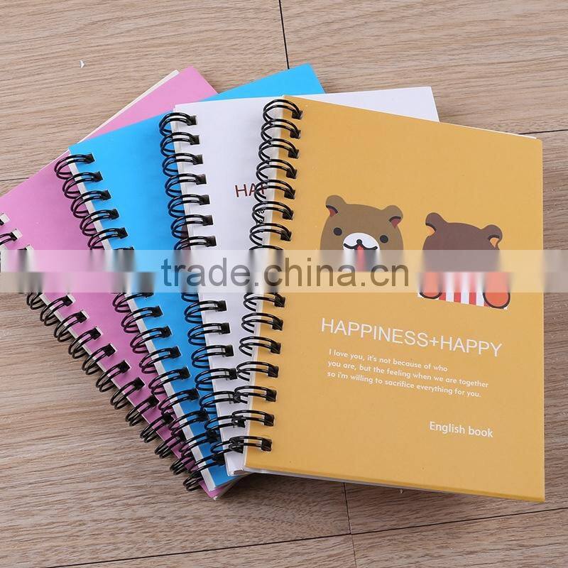 Cute Cheap Blank Spiral Notebook/Portable Small Writing Note Books For Student