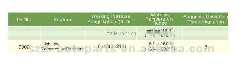 9001 9002 Car Tire Valve Accessories / Zinc Alloy Tire Valve Core