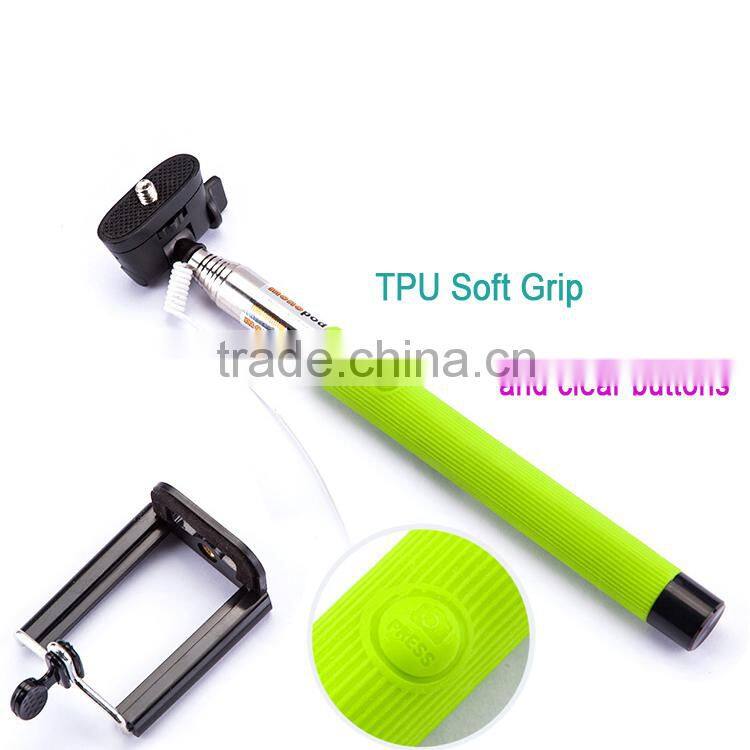 Stryfer Wholesale Digital camera Flexible Tripod Aluminum Video Camera Selfie Rod Cable Take Pole Selfie Stick Phone Extendable