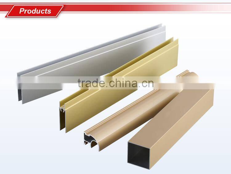Best sale colourful anodized blasting aluminum closet profile for furniture