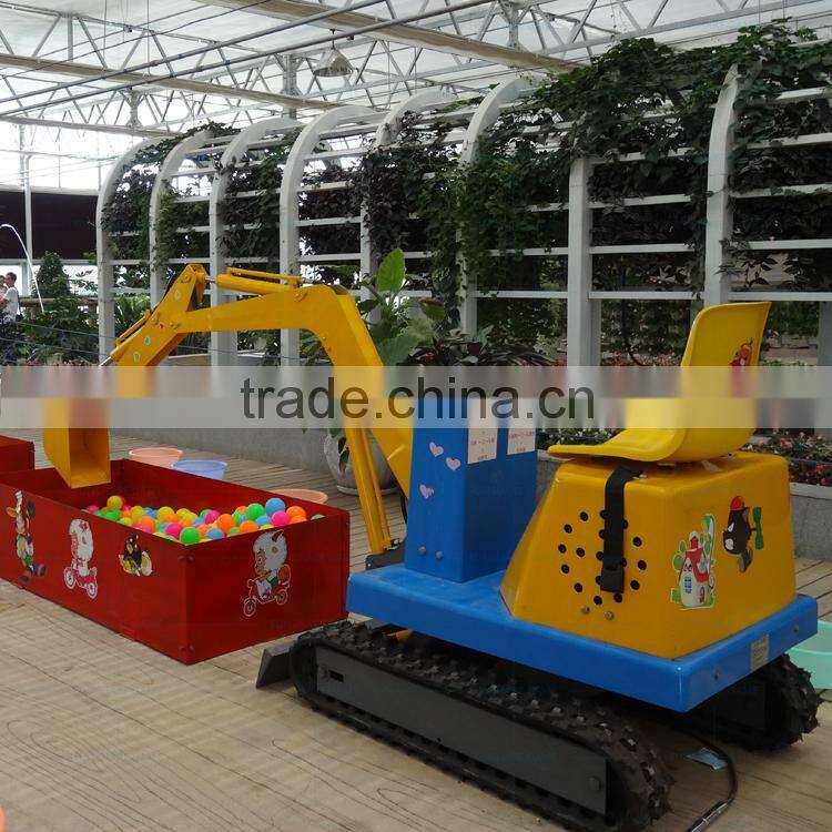 Funshare hot children excavator amusement kids ride on excavator for children