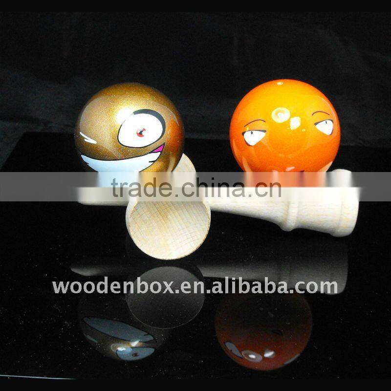 kendama ball paint wooden toys