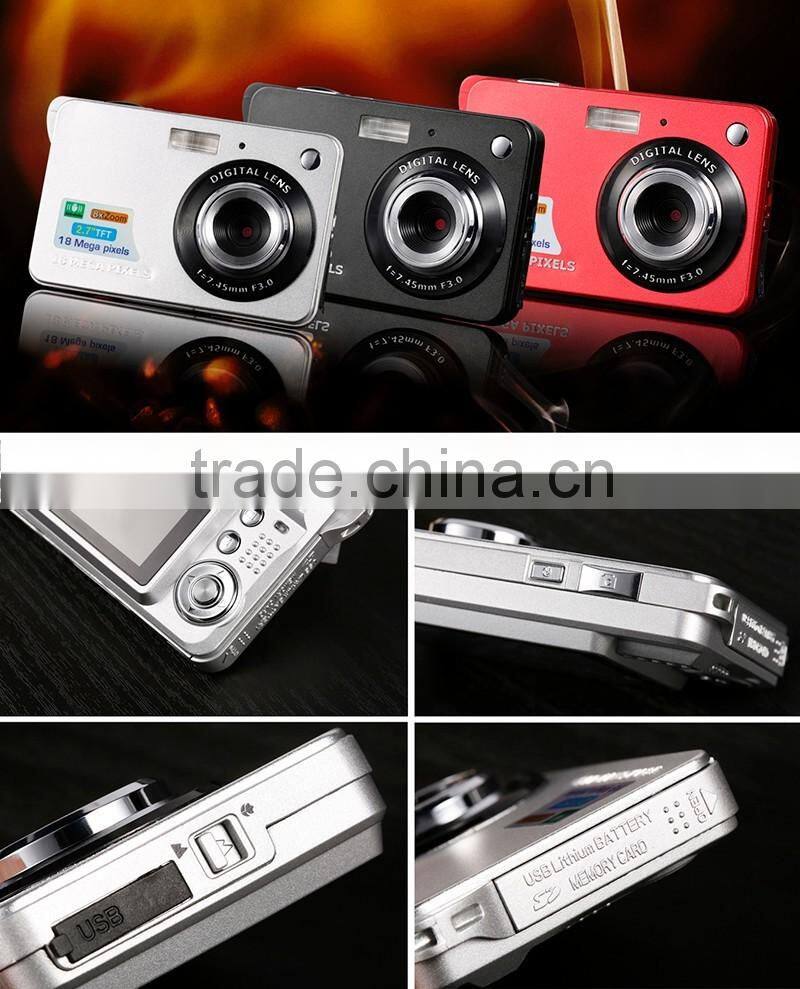 2.7" 18 Megapixels fc ce disposable cheapest digital camera price