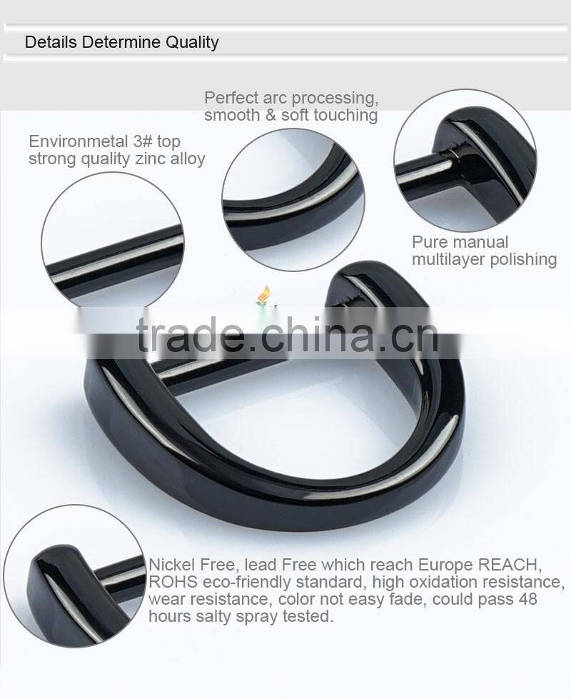 23mm metal d ring belt buckle with custom logo