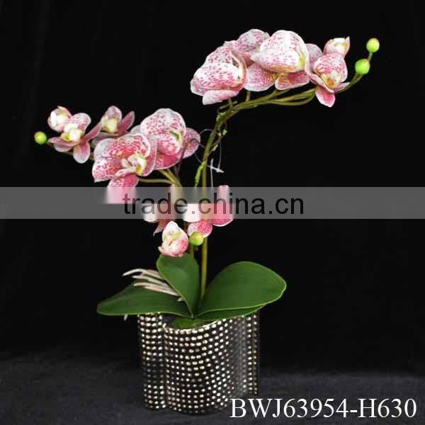 Cheap Wholesale Artificial Torch Orchid Bonsai