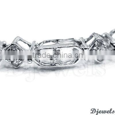 White Gold Diamond Bangles, Diamond Wedding Bangles, White Gold Jewelry
