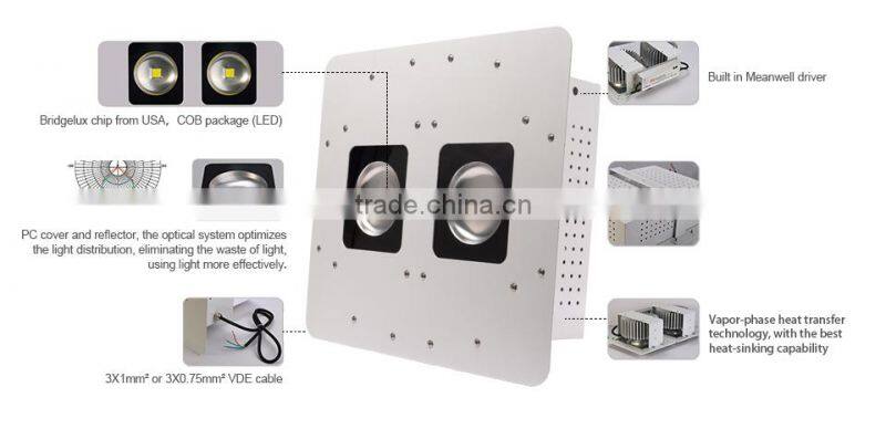 CE RoHS Led Lamp Cob Led Downlighting Factory 100W Led Gas Station Lamp