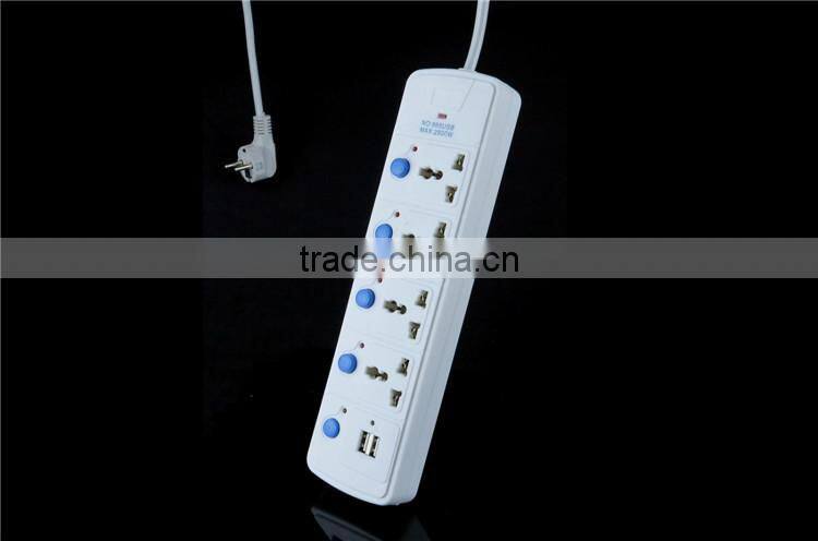 hot selling 4 usb power socket, switch socket, internal socket outlet