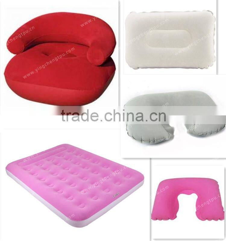 TPU Film with Flocked for lightweight Inflating Sofa