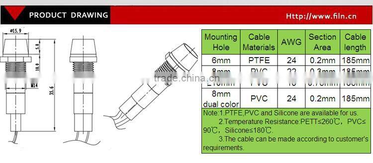 2014 Top Quality mp3 player with red light indicator indicator light