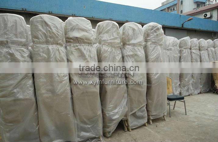 hotel choose strong gold frame handle chairs for banquet