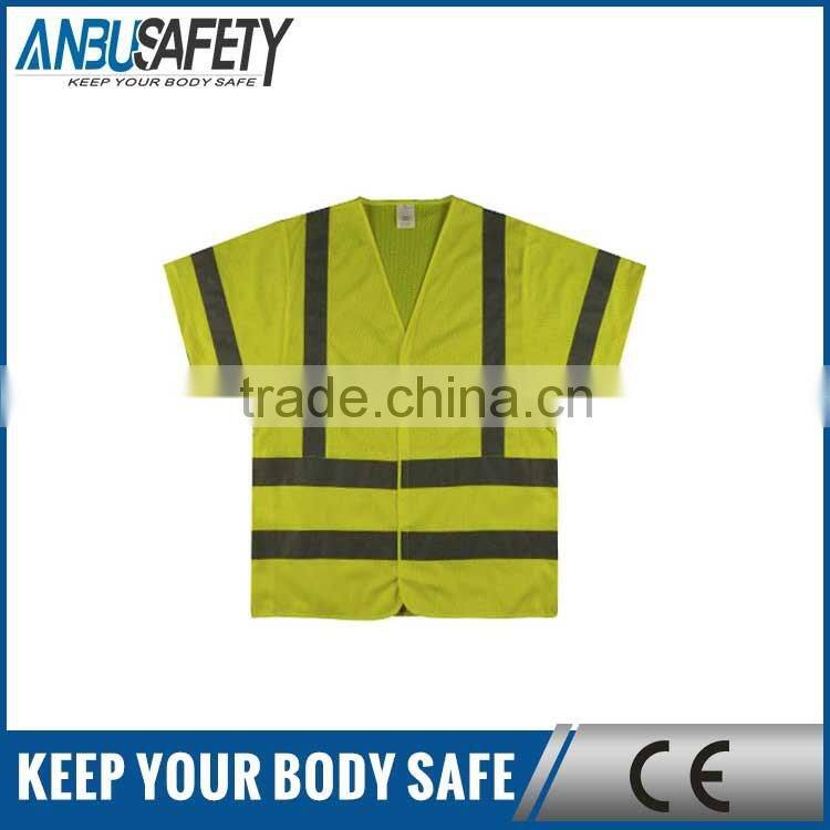 Roadside Construction cotton hi viz safety vest en471