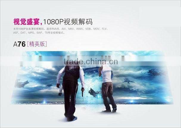 A76 Elite edition Android 4.0+1.0Ghz CPU+512MB+8GB tablet