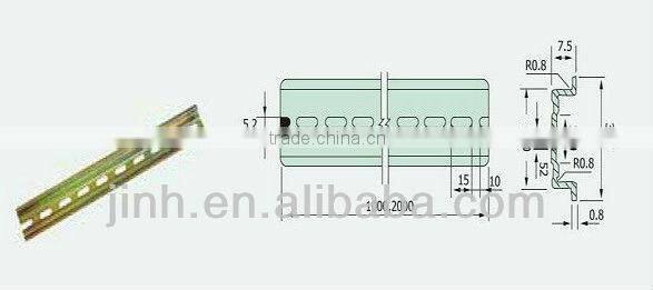 Cabinet Panel Aluminum or Steel TH35-7.5 Din Rail