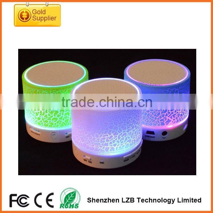 Hot sale Portable Led Bluetooth Speaker Mini Altavoz LED Speakers Dual Bass Blutooth 3d Surround speaker