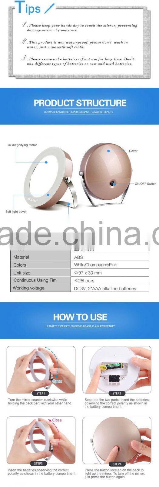 led light for vanity mirror