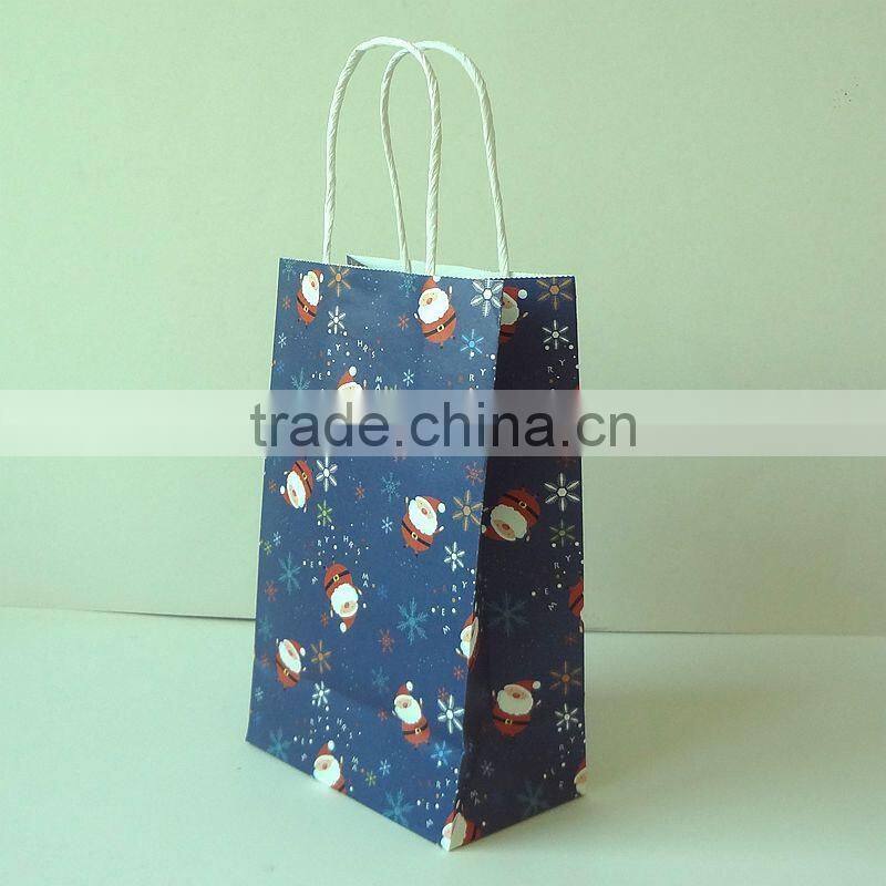 durable custom promotional paper gift packaging bag wholesale