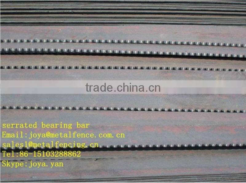 Galvanized steel serrated floor fish screen