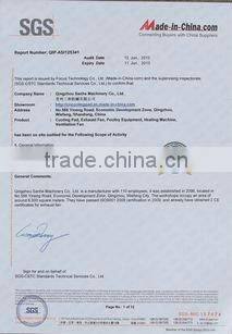 Automatic oil-burning hot air blower / air heater for workshop