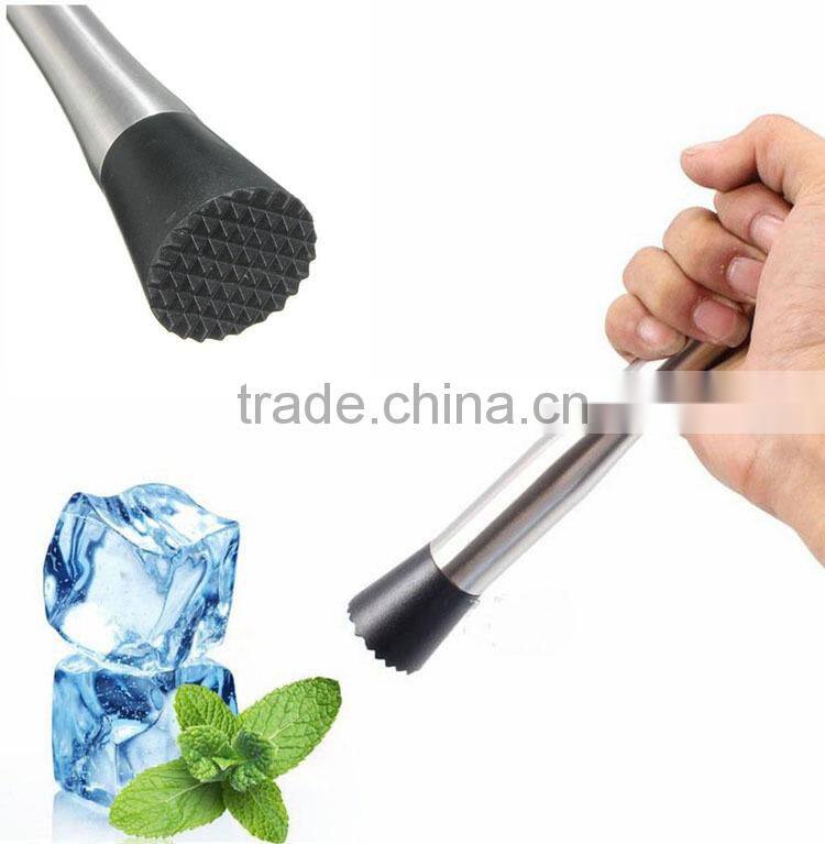 Fruit crusher masher drink mullder bar tool cocktail muddler
