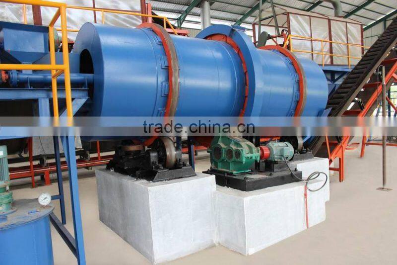 rotary coating machine for granule organic fertilizer