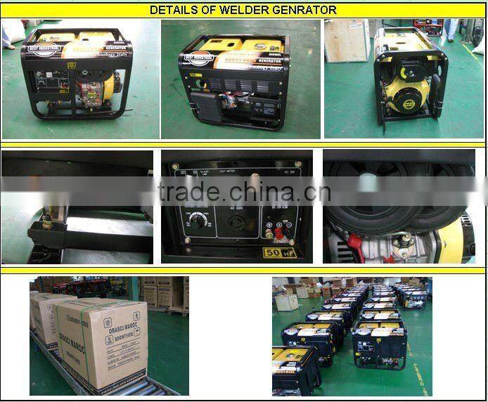 Hot Sale!!!Powergen Construction Machine 5KW Diesel Welder Generator