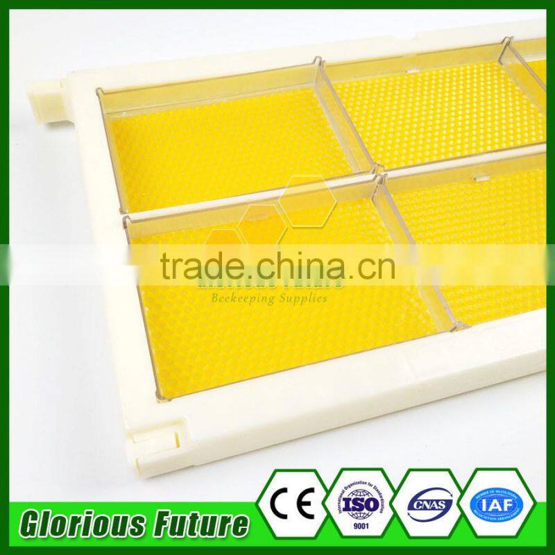 Beekeeping plastic honey storage box/comb honey box/honey cassette from China