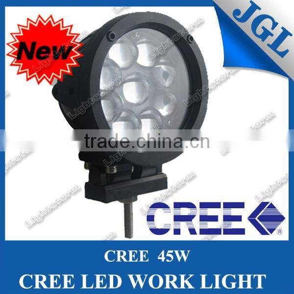 45W CREE LED WORK LIGHT LONG DISTANCE HEADLAMP SPOT LAMP FOR OFFROAD 4X4 ATV SUV JEEP WATERPROOF IP68