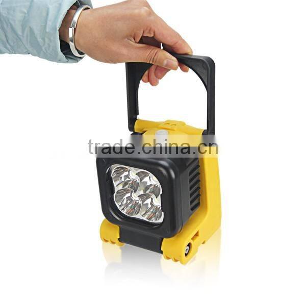 battery rechargeable 12w handhled spotlight for car repair