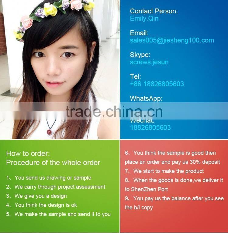 China fastener manufacturer male and female brass screw