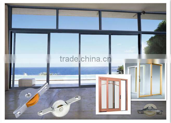 Aluminium sliding window wheel with iron housing RTD009