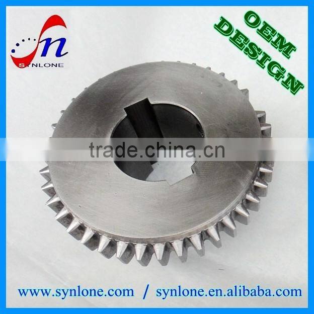 2017 double spur gear, reduction spur gear, large spur gear