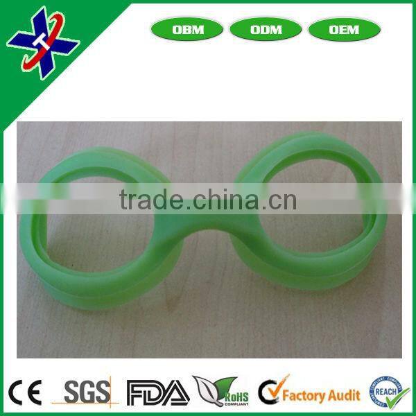 silicone swim glasses silica spectacles frame