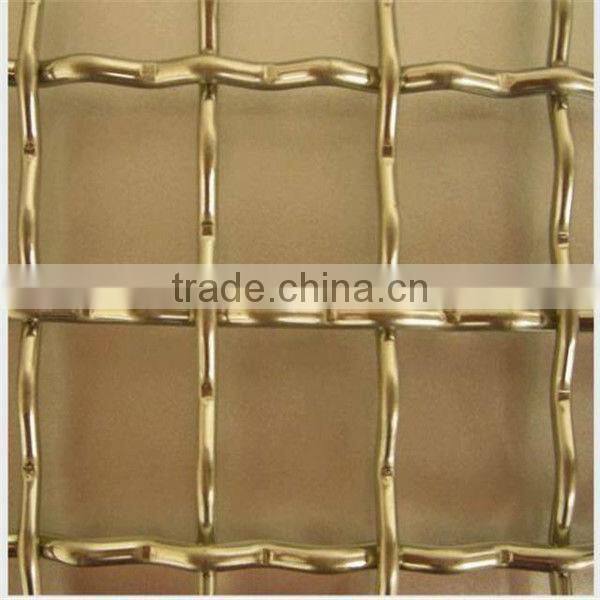 Hot sale aluminum crimped wire mesh/crimped wire meshes made in china(factory price)