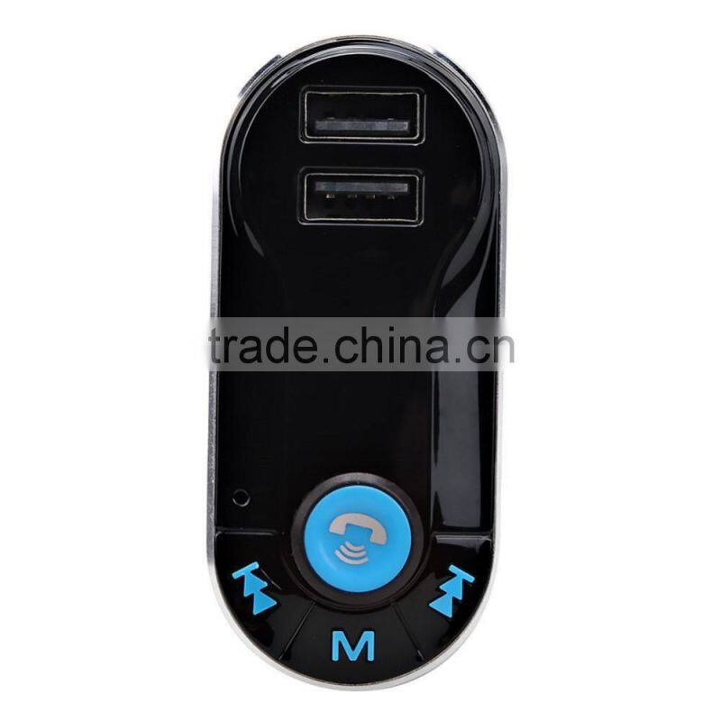New design dual usb Wireless Bluetooth car FM Transmitter MP3 Player Car Kit Charger for iPhone6 Samsung